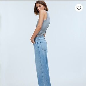 Madewell - NWT - size 26 - low-rise super-wide leg jeans
